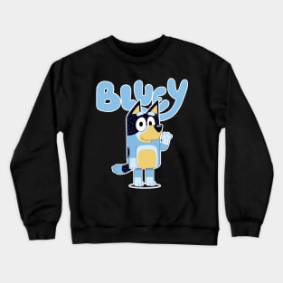 the blue dog Crewneck Sweatshirt